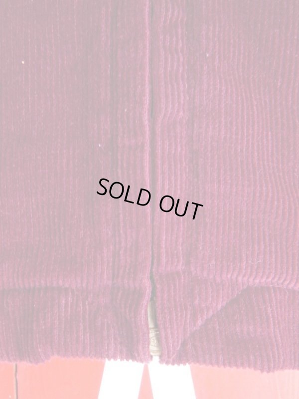 画像12: 1950'S ENSENADA BURGANDY CORDUROY SHIRT JACKET SIZE/XL