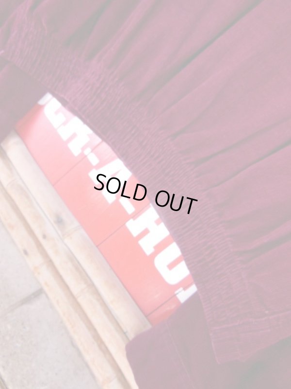 画像13: 1950'S ENSENADA BURGANDY CORDUROY SHIRT JACKET SIZE/XL