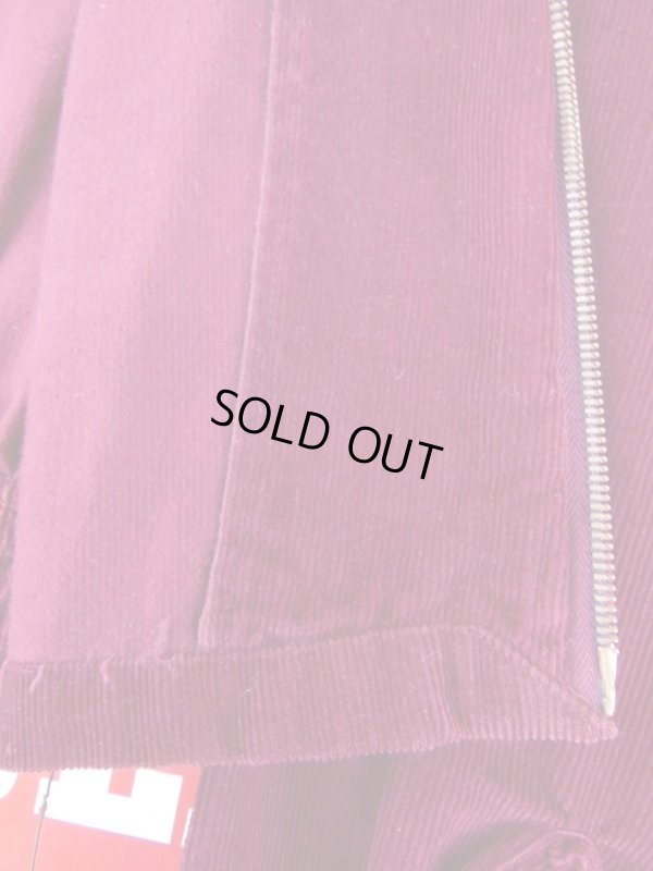 画像14: 1950'S ENSENADA BURGANDY CORDUROY SHIRT JACKET SIZE/XL