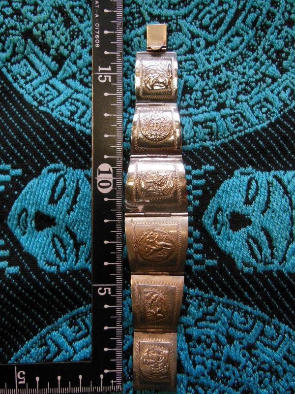 画像4: 1950'S MEXICAN AZTECA BRACELET/A/168mm