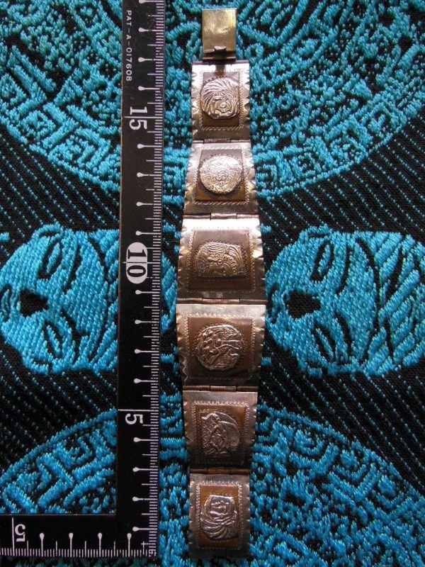 画像4: 1950'S MEXICAN AZTECA BRACELET/H/176mm