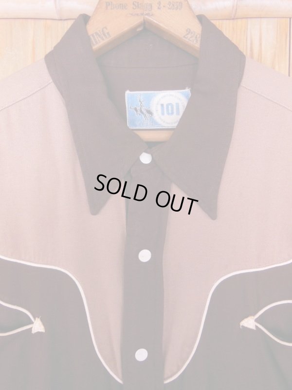 画像10: 1950'S MONTGOMERY WARD 101 TWO TONE WESTERN SHIRT SZ/XL
