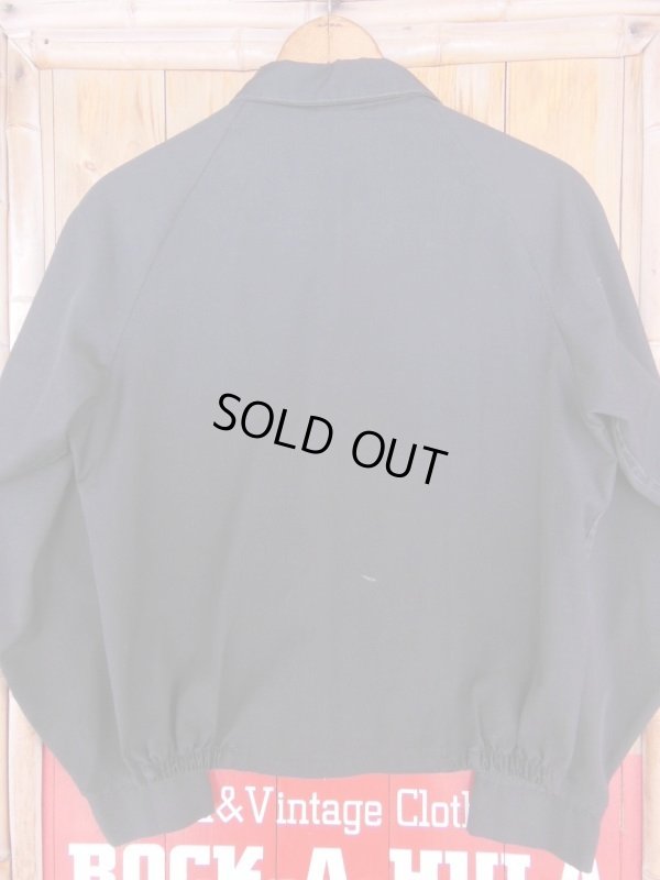 画像4: 1960'S SPORTSMASTER McGARVIN OWLS BLACK DRIZZLER JACKET SZ/16