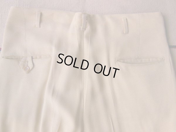 画像13: 1950'S GULF STREAM SLACKS YELLOW R'N'R SLACKS W33 X L33