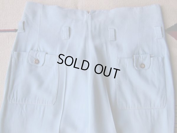 画像11: 1950'S SAXBLUE GABERDINE R'N'R SLACKS 31X29
