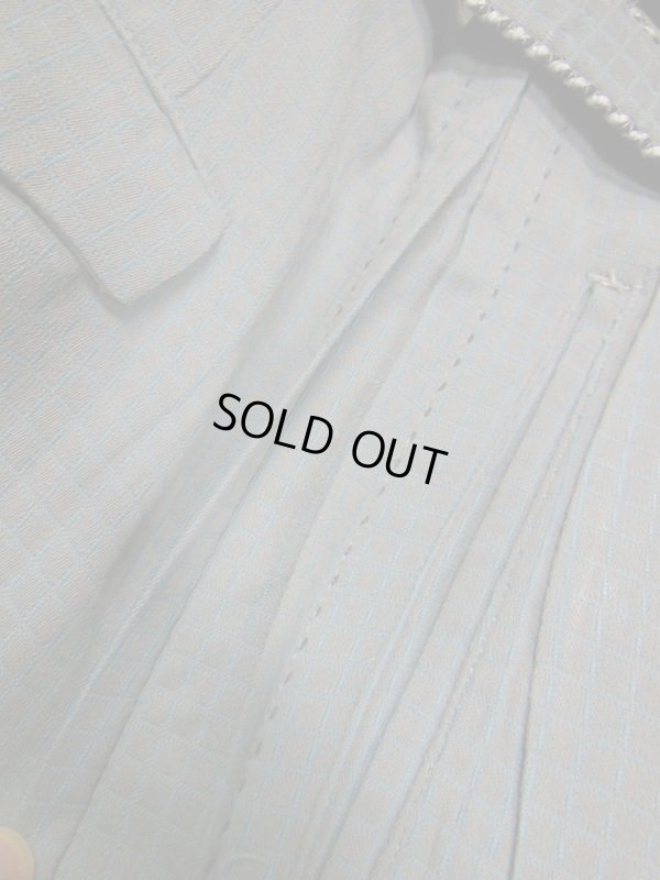 画像16: 1950'S UNKNOWN RAYON ACETATE CHECKER PATERN R'N'R SLACKS W33X31