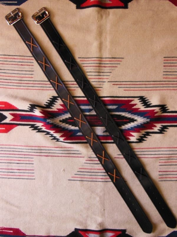 画像13: RAWHIDE THE WILD ONE JOHNNY 乱暴者マーロンブランド LACE BELT LOT-100/ 1-3/4"[44MM] 