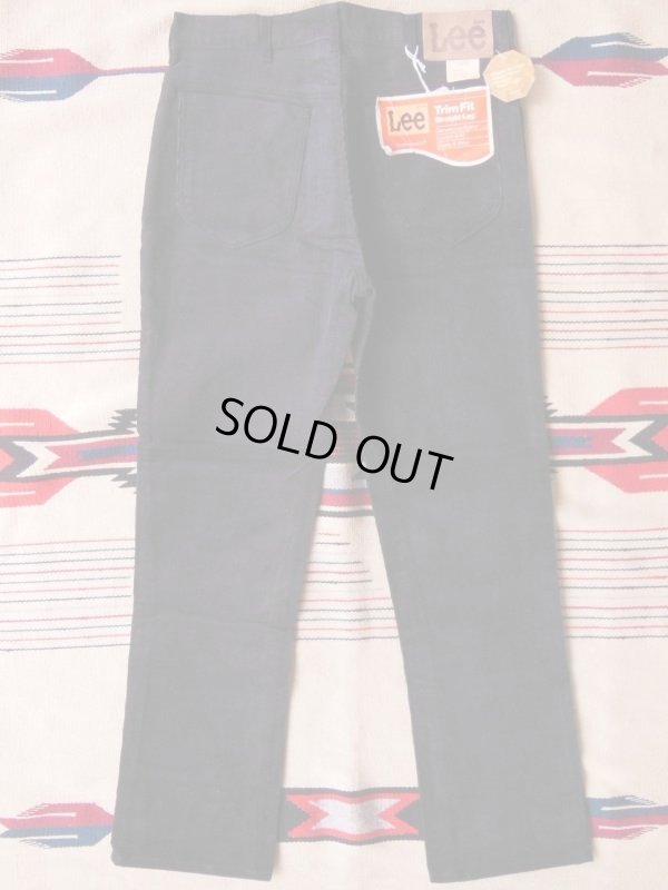 画像5: 1980'S DEADSTOCK LEE CORDUROY PANTS Lot203-2801/BLACK/33X30