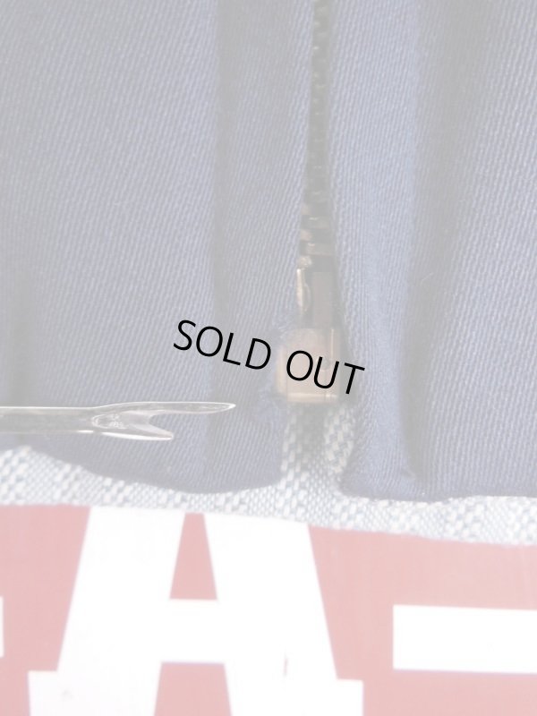 画像13: 1950'S REVERSIBLE DARK NAVY X FLECK STRIPE GABERDINE JKT SZ/36