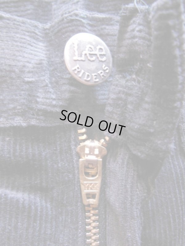 画像9: 1980'S DEADSTOCK LEE CORDUROY PANTS Lot203-2801/BLACK/33X30