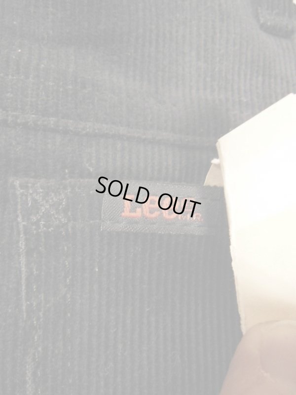 画像7: 1980'S DEADSTOCK LEE CORDUROY PANTS Lot203-2801/BLACK/33X30