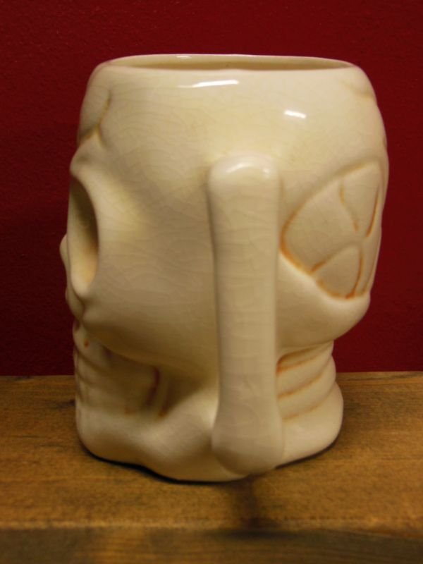 画像3: 1950'S〜 KAHIKI SKULL POTTERY TIKI MUG ヴィンテージ陶器製スカルマグ4