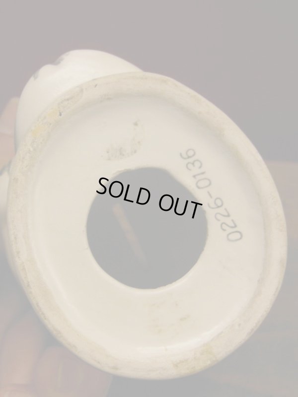 画像12: 1950'S〜 SKULL BANK ヴィンテージ陶器製スカル骸骨貯金箱5