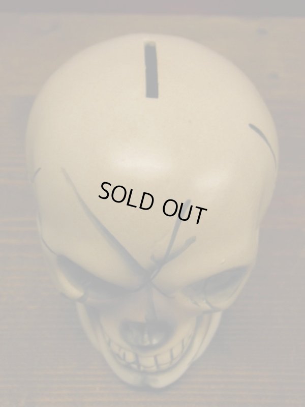 画像9: 1950'S〜 SKULL BANK ヴィンテージ陶器製スカル骸骨貯金箱5