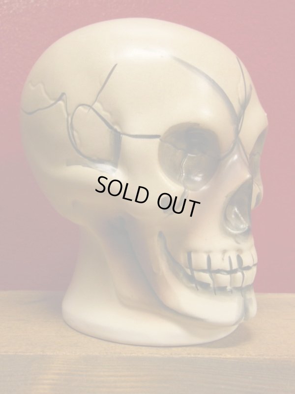 画像8: 1950'S〜 SKULL BANK ヴィンテージ陶器製スカル骸骨貯金箱5