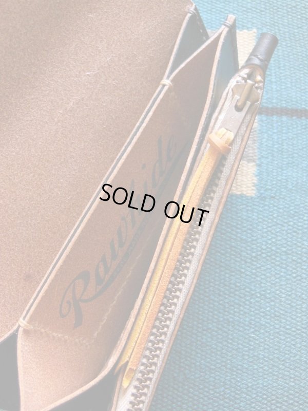 画像7: RAWHIDE TRUCKERS WALLET LOT-504/DARK BROWN X BLACK/UK BRIDLE By J & FJ Baker & Co,