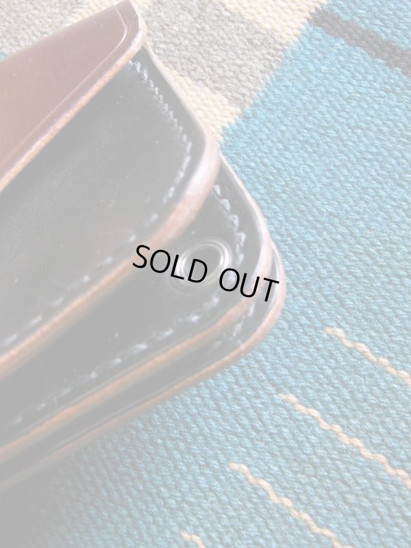 画像6: RAWHIDE TRUCKERS WALLET LOT-504/DARK BROWN X BLACK/UK BRIDLE By J & FJ Baker & Co,