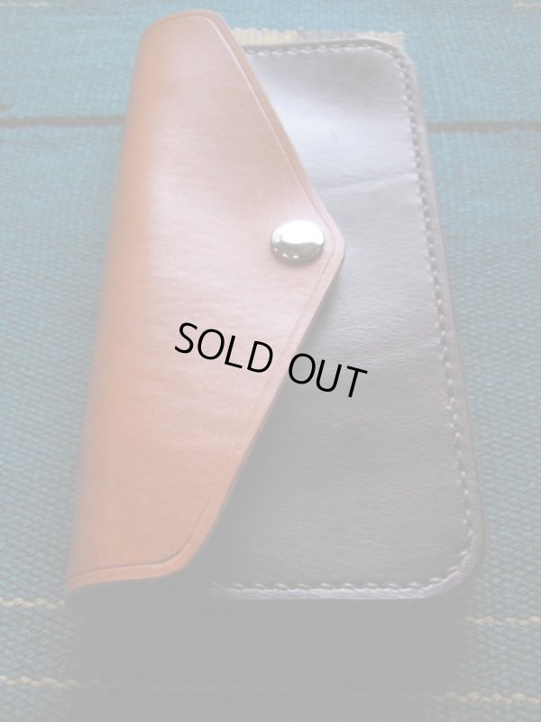 画像3: RAWHIDE TRUCKERS WALLET LOT-504/CAMEL X D,BROWN/UK BRIDLE By J & FJ Baker & Co,