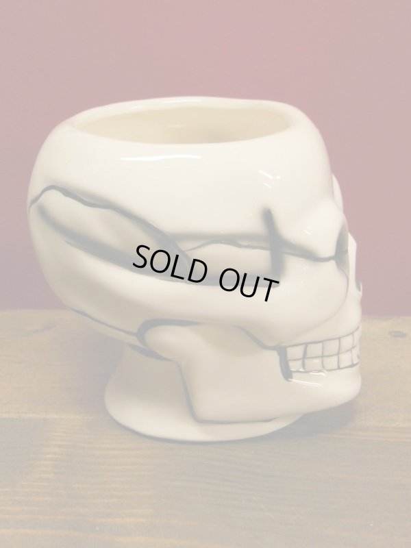 画像7: 1950'S〜 sKULL POTTERY TIKI MUG ヴィンテージ陶器製スカルマグ7