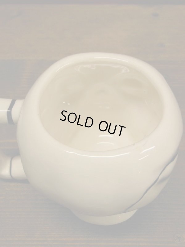 画像9: 1950'S〜 sKULL POTTERY TIKI MUG ヴィンテージ陶器製スカルマグ7