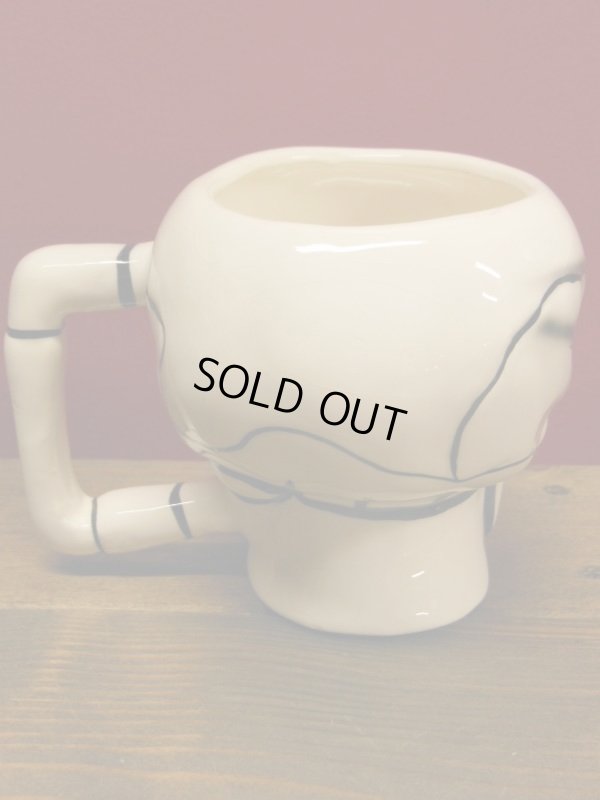 画像6: 1950'S〜 sKULL POTTERY TIKI MUG ヴィンテージ陶器製スカルマグ7