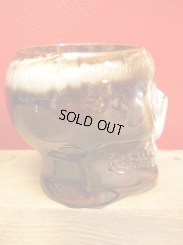 画像7: 1950'S〜 SKULL POTTERY TIKI MUG ヴィンテージ日本製陶器スカルマグ5