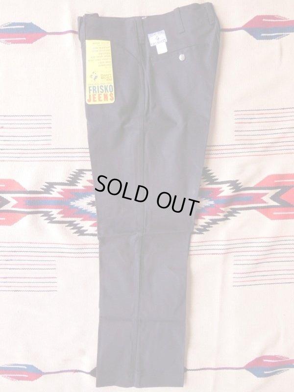 画像4: 1960'S DEADSTOCK CAN'T BUST'EM FRISKO JEENS BLACK SZ 32X29