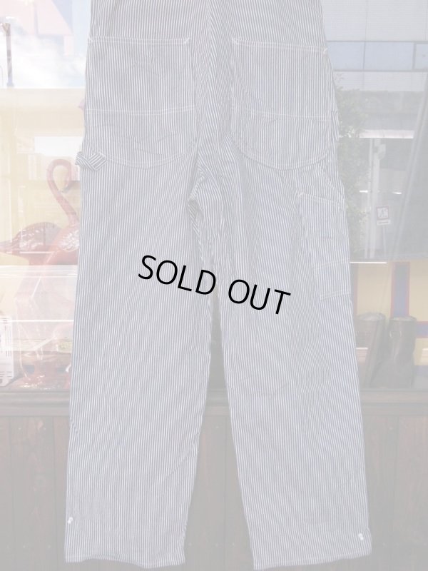 画像5: 1970'S DEADSTOCK (ONE WASHED) LEE HICKORY STRIPE OVERALLS LOT 98SB 38X32 