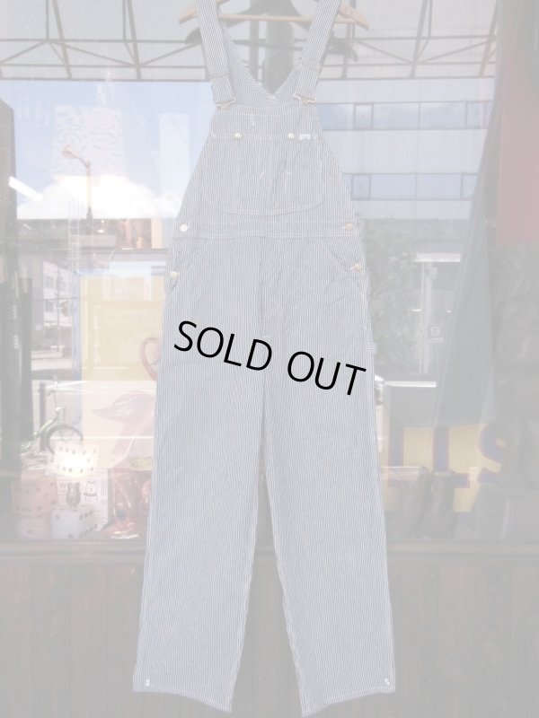 画像3: 1970'S DEADSTOCK (ONE WASHED) LEE HICKORY STRIPE OVERALLS LOT 98SB 38X32 