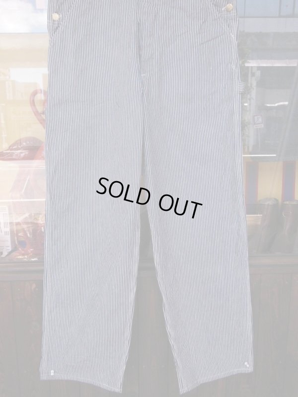 画像6: 1970'S DEADSTOCK (ONE WASHED) LEE HICKORY STRIPE OVERALLS LOT 98SB 38X32 
