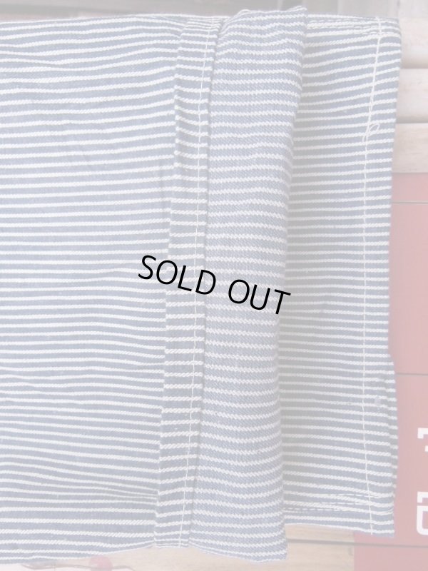 画像17: 1970'S DEADSTOCK (ONE WASHED) LEE HICKORY STRIPE OVERALLS LOT 98SB 38X32 