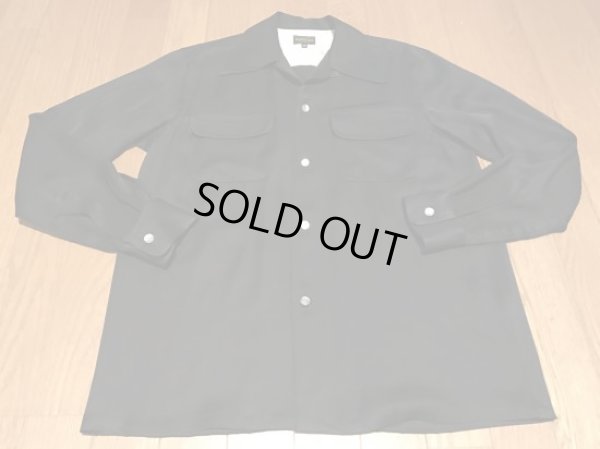 画像4: The GROOVIN HIGH Vintage Style Box Shirt Black Long Sleeves
