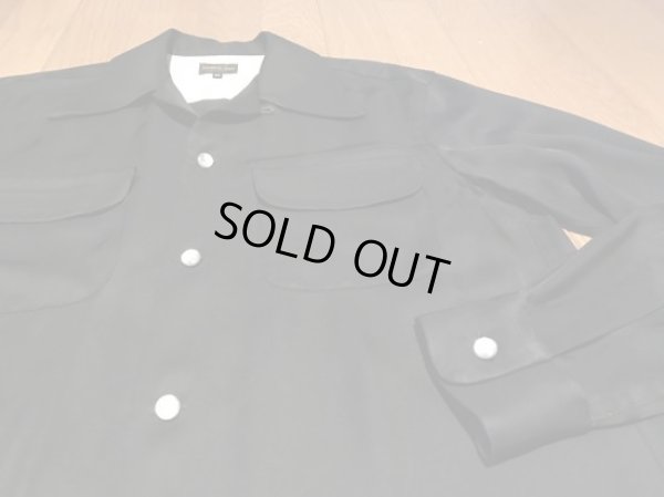 画像3: The GROOVIN HIGH Vintage Style Box Shirt Black Long Sleeves