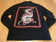 画像10: The Groovin High Vintage Style 50‘S Dragon panel Box Shirt Long Sleeves /ドラゴンパネル/黒/L
