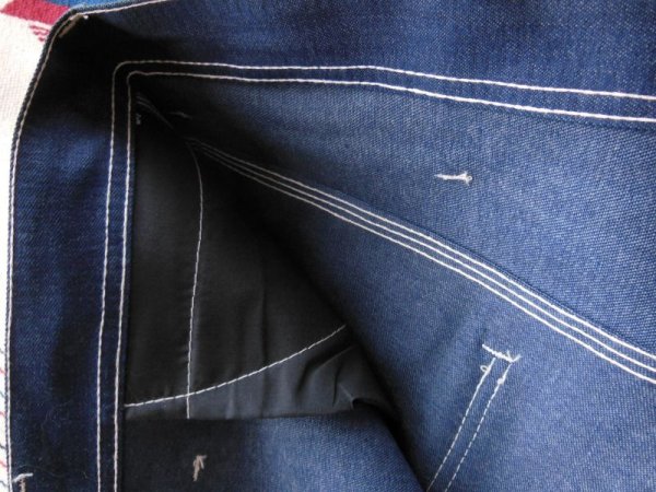 画像14: 1960'S DEADSTOCK SUPER STONE CUTTER 10OZ DENIM PAINTER PANTS　42X29