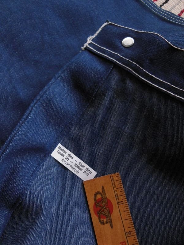 画像12: 1960'S DEADSTOCK SUPER STONE CUTTER 10OZ DENIM PAINTER PANTS　42X29