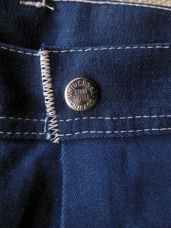 画像10: 1960'S DEADSTOCK SUPER STONE CUTTER 10OZ DENIM PAINTER PANTS　42X29