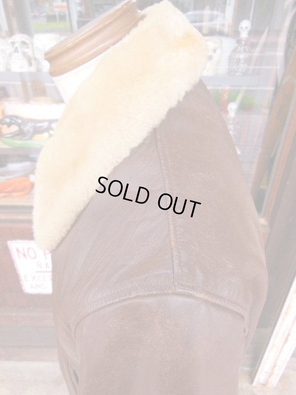 画像10: 1940'S McGREGOR COWHIDE BOMBER JACKET SZ/40