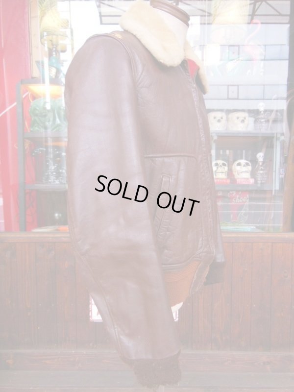 画像13: 1940'S McGREGOR COWHIDE BOMBER JACKET SZ/40