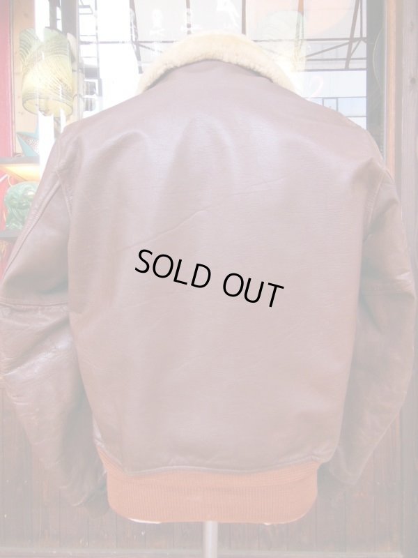 画像8: 1940'S McGREGOR COWHIDE BOMBER JACKET SZ/40