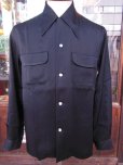 画像8: The GROOVIN HIGH Vintage Style Box Shirt Black Long Sleeves