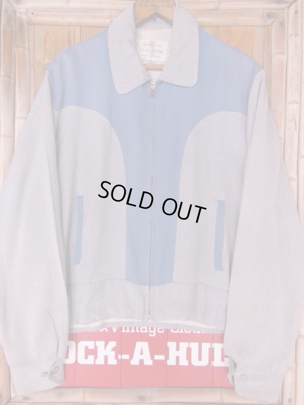 画像13: 1950'S JIM CLINTON TWO TONE T PANEL GABERDINE JACKET SZ/MEDIUM