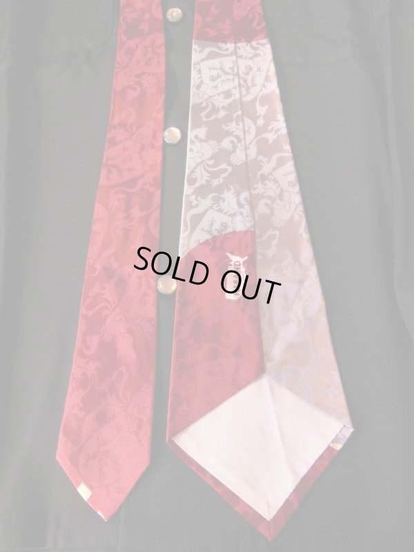 画像4: 1940'S〜 DEADSTOCK HABAND CO,"M" INITIAL RAYON CRAVAT TIE