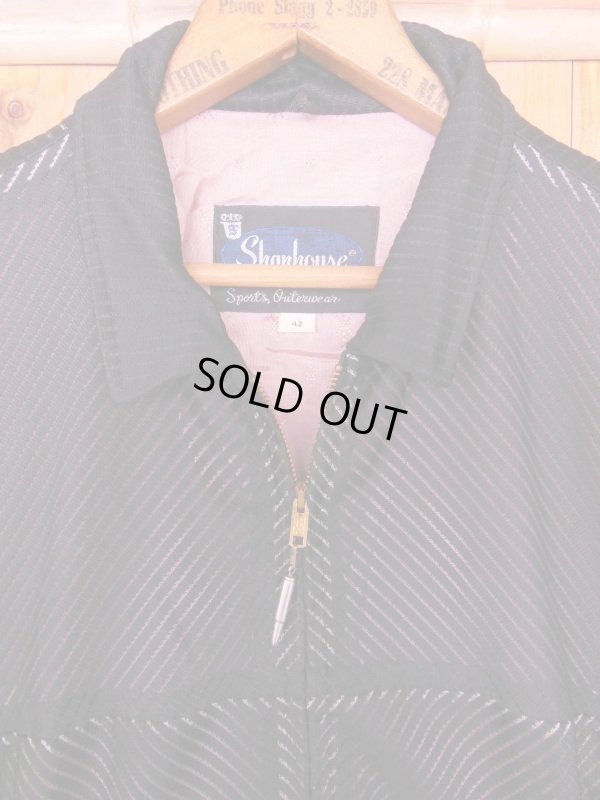 画像5: 1950'S SHANHOUSE BLACK NYLON JACKET SZ/42