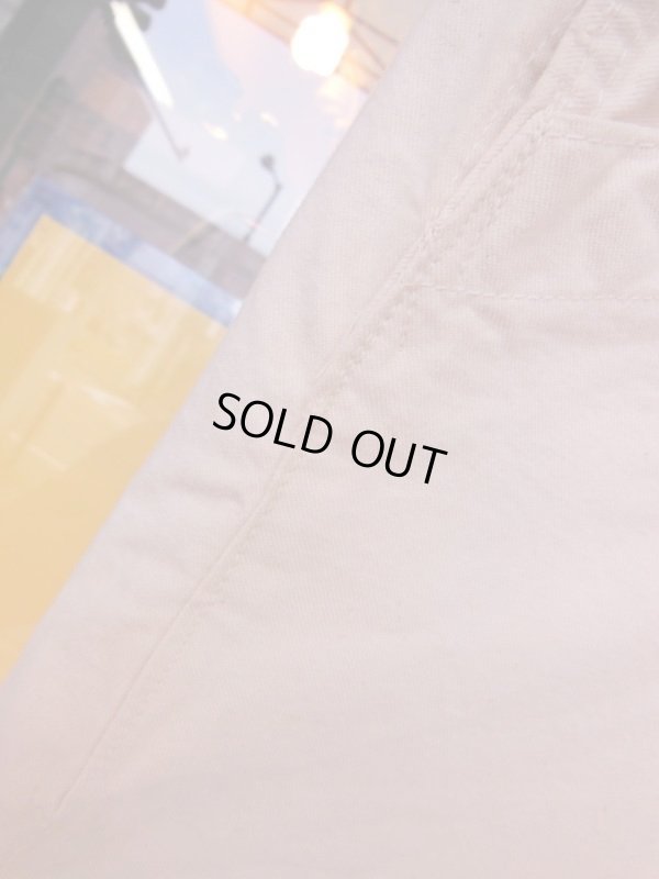 画像6: 1910'S〜 UNKNOWN SLANT POCKET UNBLEACHED COTTON OVERALLS 48X31