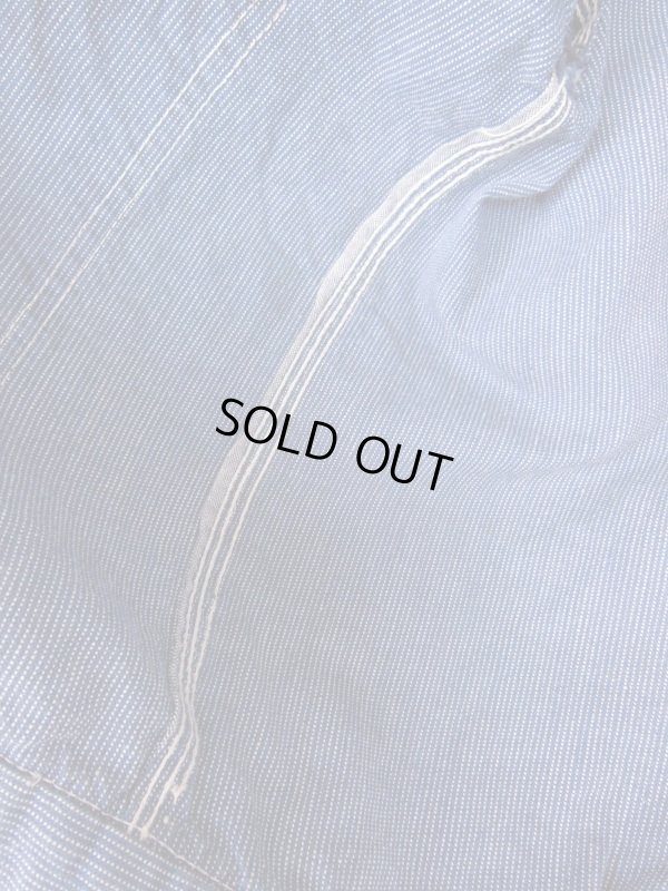 画像18: 1910'S〜 UNKNOWN OFF SET TWO POCKET PINCHECK WORK JACKET