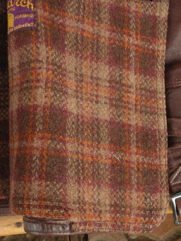 画像8: 1930’S MONARCH SHAWL COLLAR HORSEHIDE COAT/AJUST BELT ON SLEEVES