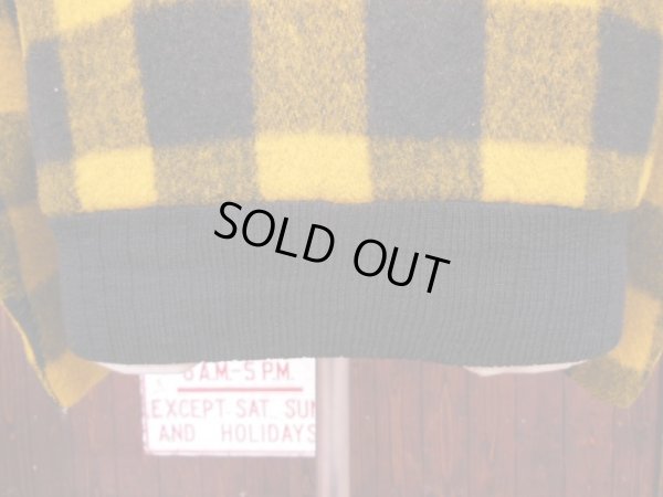 画像17: 〜1950'S WOOL MASTER YELLOW X BLACK BUFFALO PLAID WOOL JACKET 