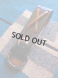 RAWHIDE 1" 25MM CROSS LACED KEYHOLDER