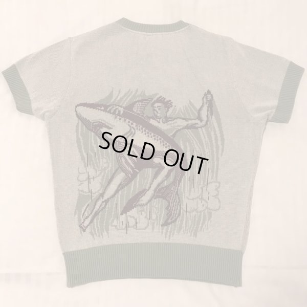 画像11: The GROOVIN HIGH Vintage 50'S Style Summer Knit /Shark/A131/Gray-green